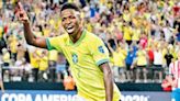 Vinicius scores brace as Brazil thump Paraguay 4-1