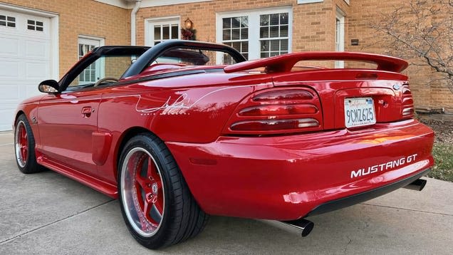 At $29,700, Will This 1995 Mario Andretti Edition Ford Mustang GT Hit The Winner's Circle?