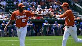 No. 25 Texas preps for the Big 12 baseball tournament by completing a sweep of Kansas