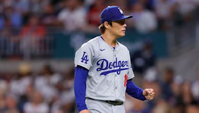 Yoshinobu Yamamoto with ace-like composure as Dodgers rout Braves