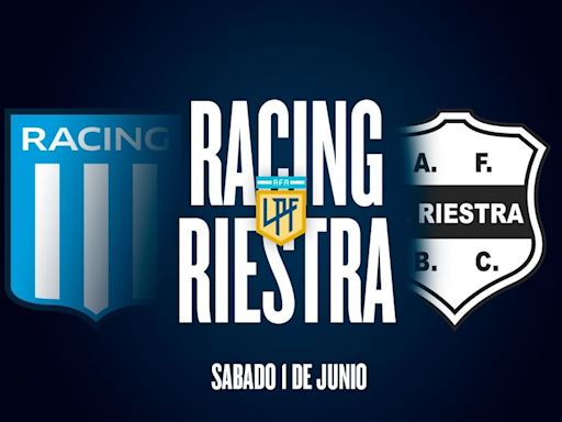 Racing vs Riestra, por la Liga Profesional: horario, por dónde ver y posibles formaciones