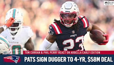 Perry, Curran: ‘Good culture move' for Patriots to re-sign Dugger