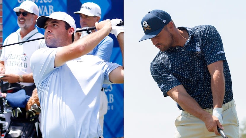 Scottie Scheffler, Bryson DeChambeau to compete in matchup of PGA Tour vs. LIV Golf stars