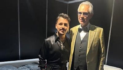 Christian Nodal cantará en concierto de aniversario de Andrea Bocelli; ¡es el único mexicano invitado!