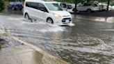 Morning rain causes flooding on some roads
