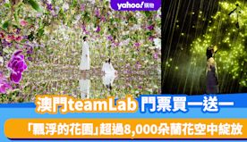 澳門旅遊｜澳門好去處teamLab買一送一！「飄浮的花園」超過8...