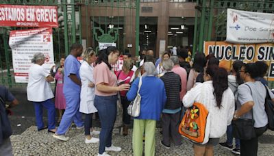 Em greve, profissionais fazem novo protesto no Hospital Federal dos Servidores | Rio de Janeiro | O Dia