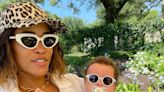 Eve Adorably Matches Baby Son Wilde Wolf, 4 Months, in Animal Print Looks: 'Ready for the Sun'