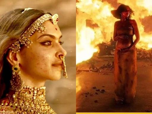 Netizens compare Deepika Padukone's iconic fire sequence in Kalki 2898 AD with Padmaavat Jauhar scene