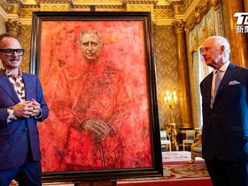 英王查爾斯三世登基後 首幅肖像畫亮相