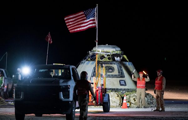 Boeing Starliner returns to earth... without its astronauts