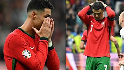 La conmovedora reacción de Cristiano Ronaldo tras fallar un penalti clave con Portugal