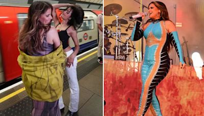 Huge A-list singer stuns London Underground commuters as she gets the tube