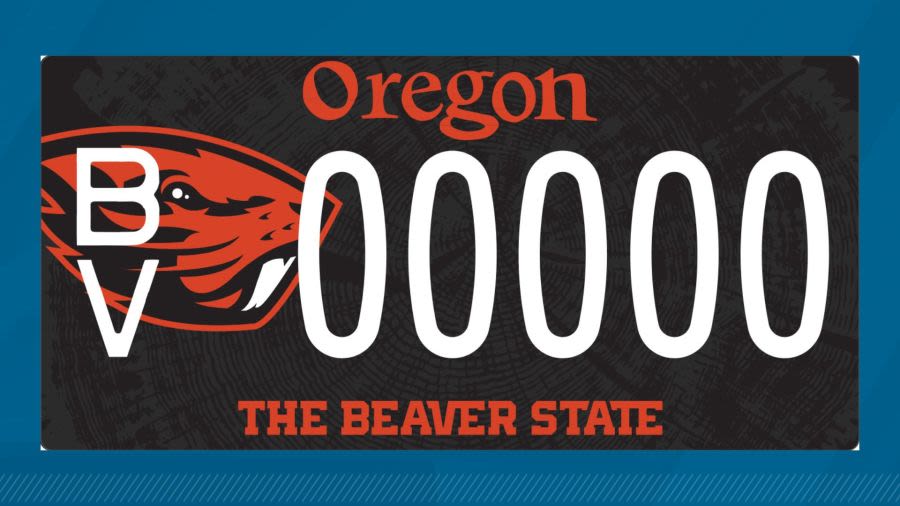 Rep the Beavers with a new OSU license plate