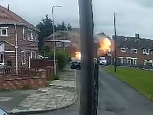 Dramatic doorbell footage captures moment Middlesbrough home explodes