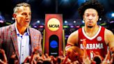 Alabama basketball coach Nate Oats drops national title take after Mark Sears, Jarin Stevenson's NBA Draft withdrawal