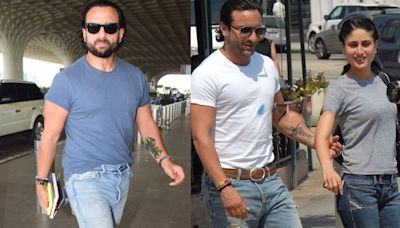 Saif Ali Khan covers up Kareena tattoo? Pic goes viral