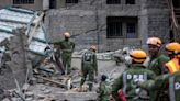 Building under construction collapses in Kenya's capital