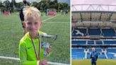 Nine-year-old born profoundly deaf shines as Premier League team's goalkeeper