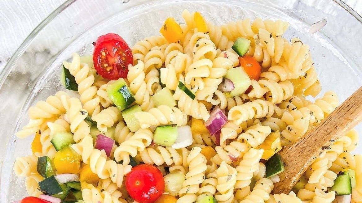 Why pasta salad isn't always healthy, even with all those vegetables