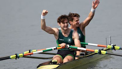 Paris 2024 Rowing: Fintan McCarthy and Paul O'Donovan of Ireland defend lightweight double sculls Olympic title