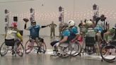Wheelchair football all-star military vets showcase their skills at NFL Draft in Detroit