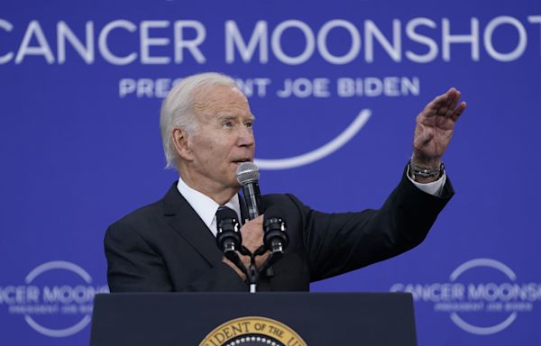 Biden is announcing $150 million in research grants as part of his ‘moonshot’ push to fight cancer