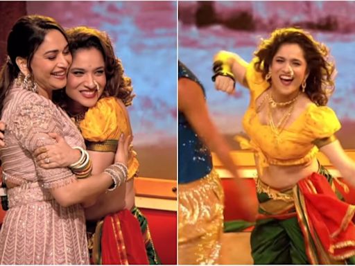 Watch: Ankita Lokhande impresses Madhuri Dixit with special performance on her song