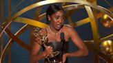 “The Bear” Emmy Winner Ayo Edebiri Praises 'Found Family,' Jokes About Not Sitting by Her 'Real' Parents at Event