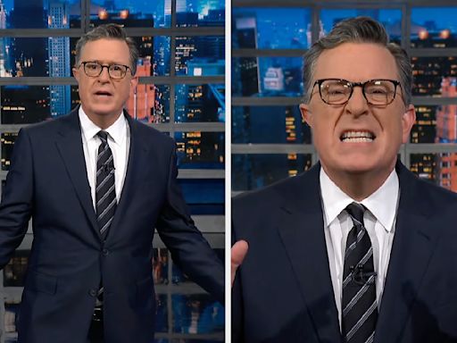 Stephen Colbert Couldn't Hide His Alarm With A "Deeply, Psychotically Weird" Issue At The Center Of The RNC