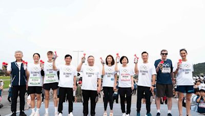 中華電信參與「2024國際奧林匹克路跑」 齊挺中華隊！