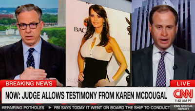 Trump Lawyer Complains About Gag Order When CNN’s Jake Tapper Asks About Playboy Playmate Witness In Hush Money Trial