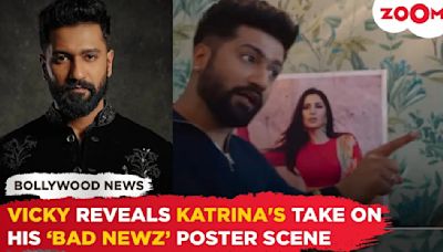 Vicky Kaushal Spills The Beans On Katrina Kaif's Reaction To Her Steamy Bad Newz Poster
