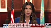 Noem defends decision to kill dog on ‘Hannity’