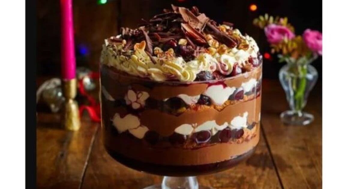 Jamie Oliver's Black Forest trifle with 'cheating' custard recipe