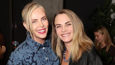 Charlize Theron joins Cara Delevingne at Netflix screening in LA