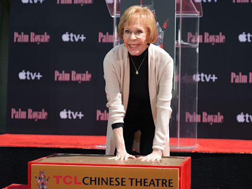 Legendary actress, comedienne Carol Burnett cements her place in Hollywood history