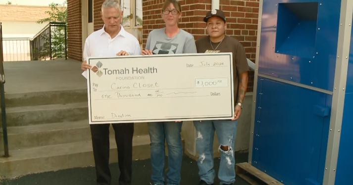 Local nonprofit supporting foster families receives donation from Tomah Health