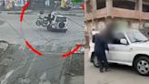 Video del violento choque entre una moto lineal de la PNP y una camioneta en SJM