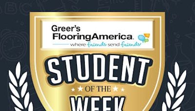 Ashley Lilleston voted Greer's Flooring America/C&P Student of the Week