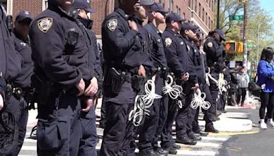 NY: Pro-Palestinian Protests Continue At Columbia University In New York City