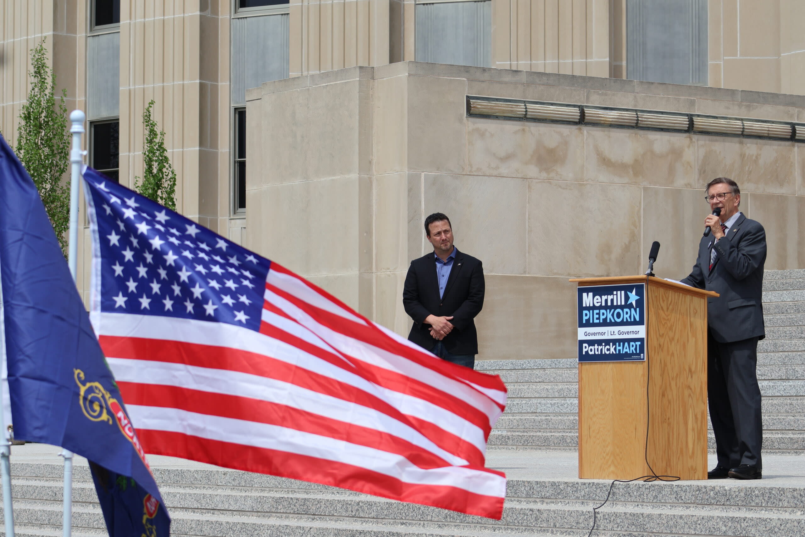 Governor candidate says Burgum too distracted by Trump campaign