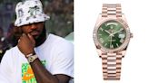 LeBron James Rocked a Pink-Gold Rolex Day-Date to Lionel Messi’s First Inter Miami Game