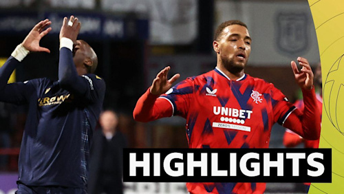 Watch: Highlights as Rangers draw with Dundee