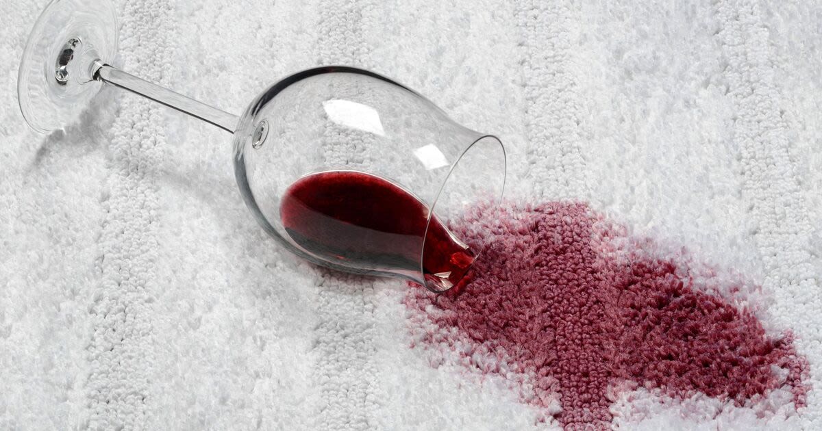 Remove red wine stains 'from anything' using one kitchen ingredient