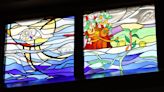 Latest stained glass project now in place at St. Patrick