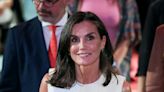 Queen Letizia Gives The Summer Tank Top An Artsy Twist