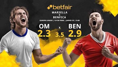 Olympique de Marsella vs. Benfica: horario, TV, estadísticas, cuadro y pronósticos