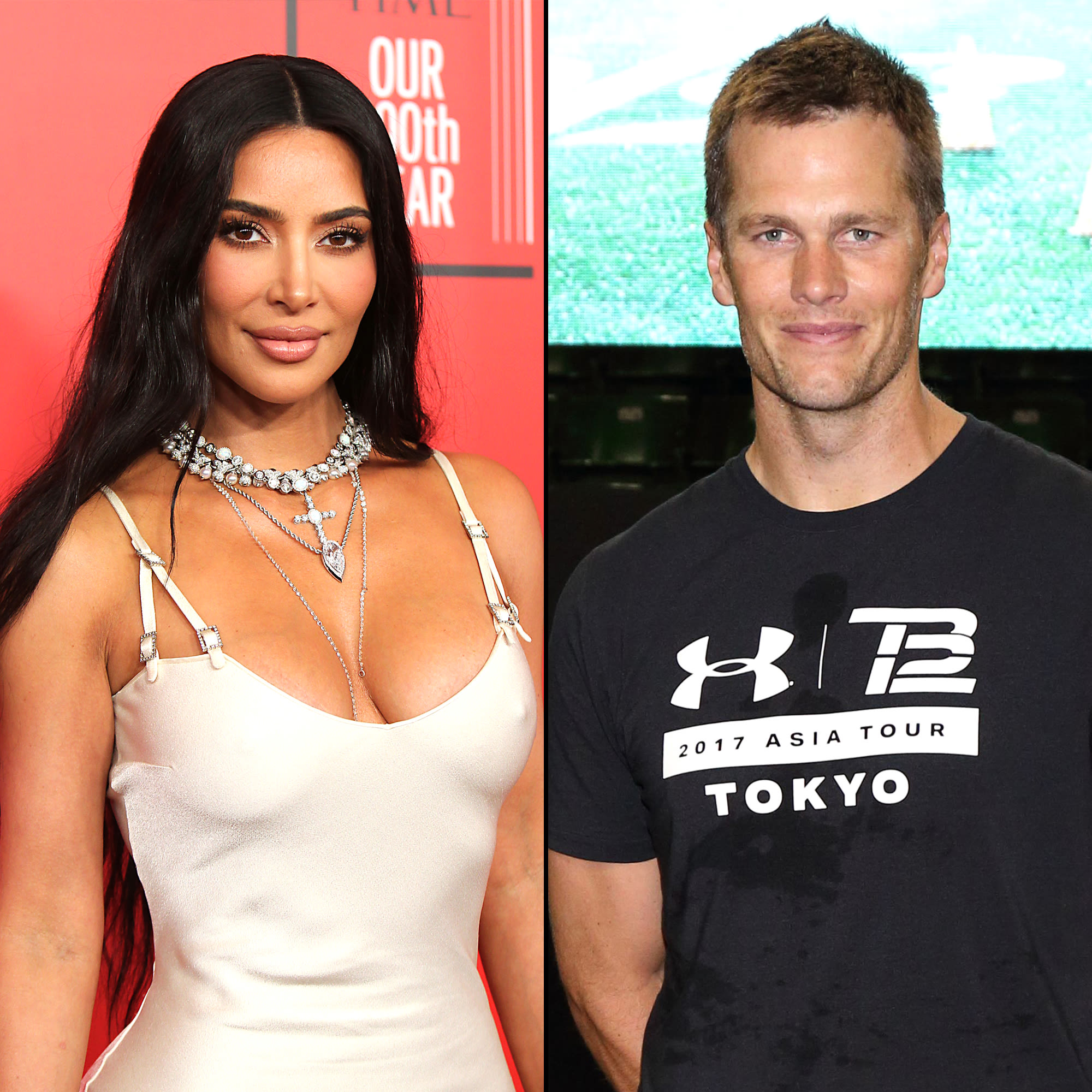Kim Kardashian Booed at Tom Brady Roast Before Poking Fun at Dating Rumors, Compares Brady to Caitlyn Jenner