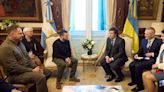 El presidente ucraniano Zelensky invitó a Milei a una Cumbre de Paz en Suiza